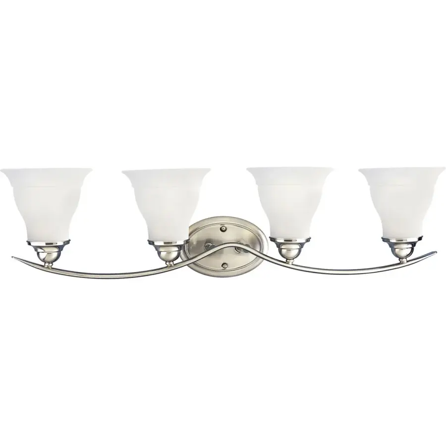 Trinity Four-Light Etched Glass Bath Vanity Light - Image 2