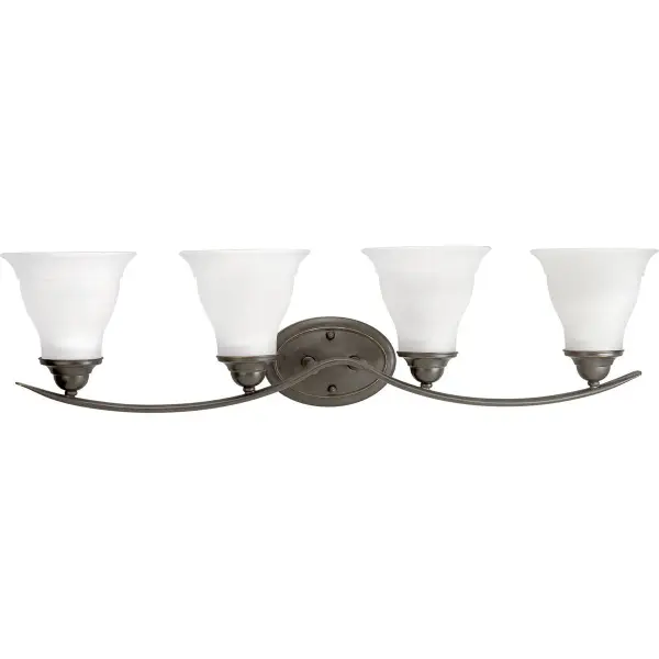 Trinity Four-Light Etched Glass Bath Vanity Light - Image 3