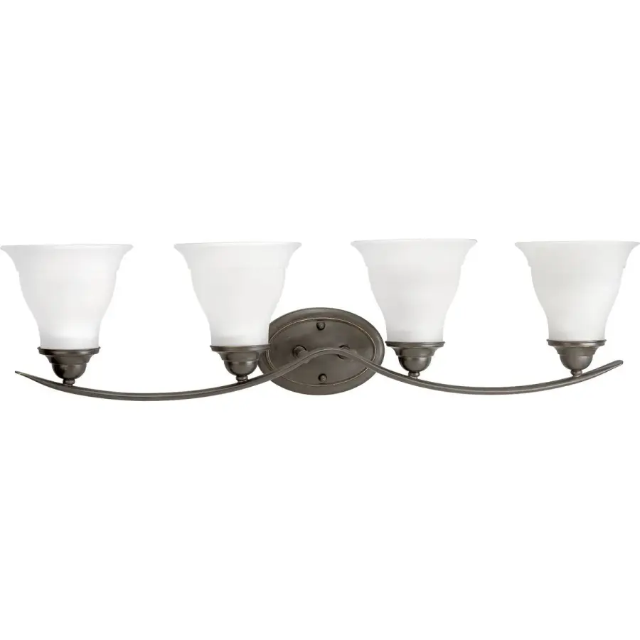 Trinity Four-Light Etched Glass Bath Vanity Light - Image 3
