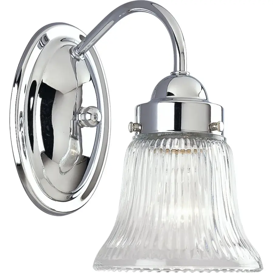 Fluted Glass One-Light Bath & Vanity - Image 2