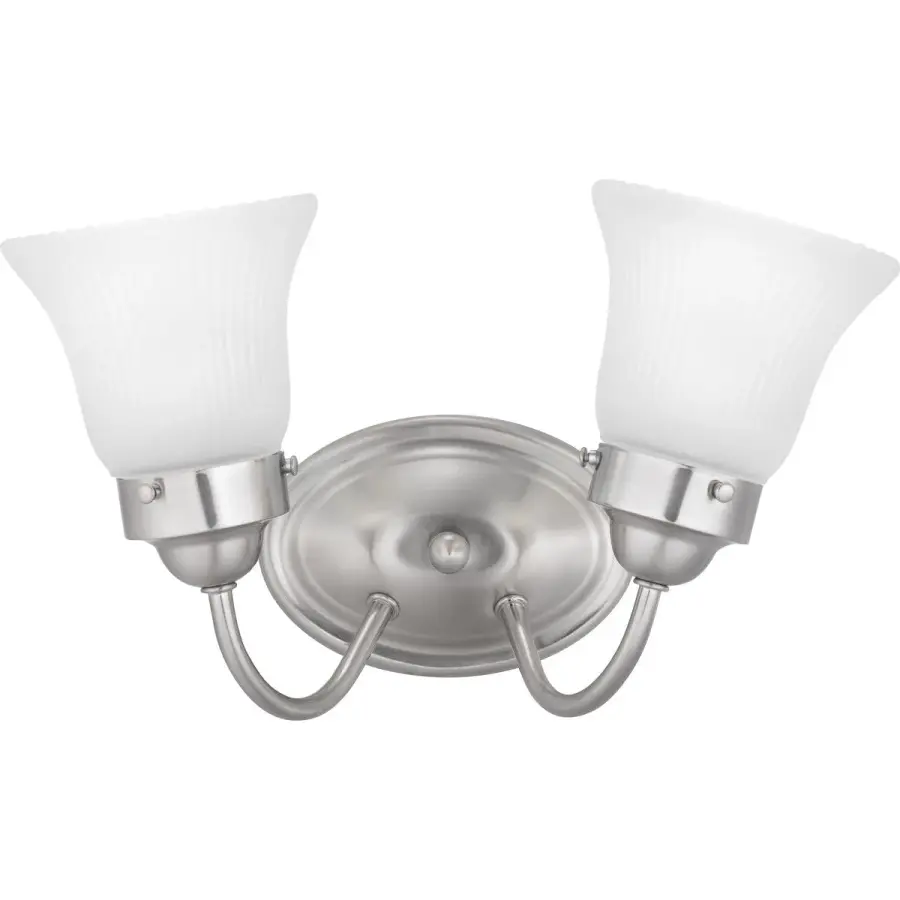Fluted Glass Two-Light Bath & Vanity - Image 2