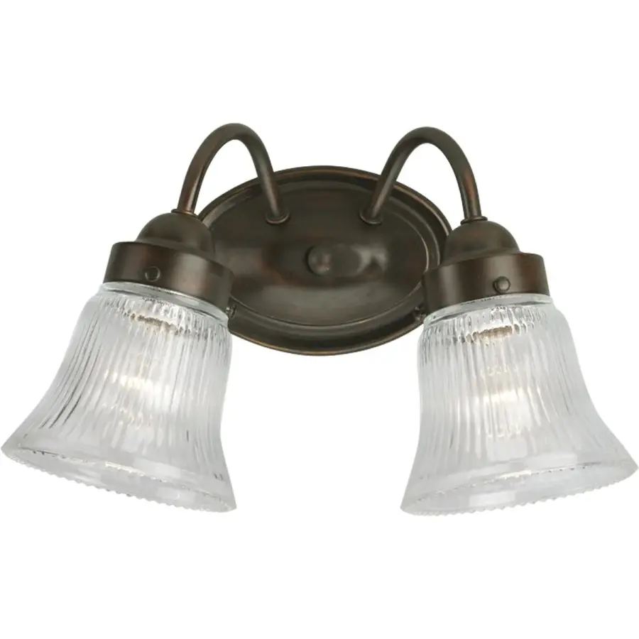 Fluted Glass Two-Light Bath & Vanity - Image 3