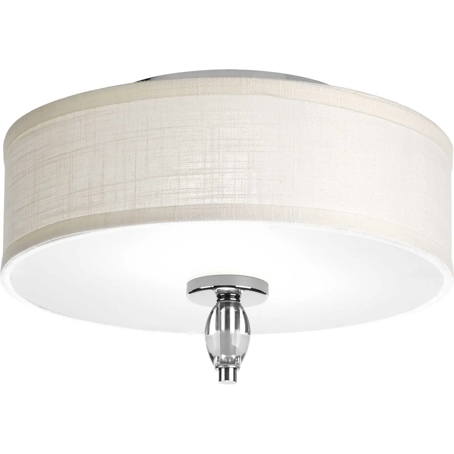 Status Two Light Flush Mount in Polished Chrome