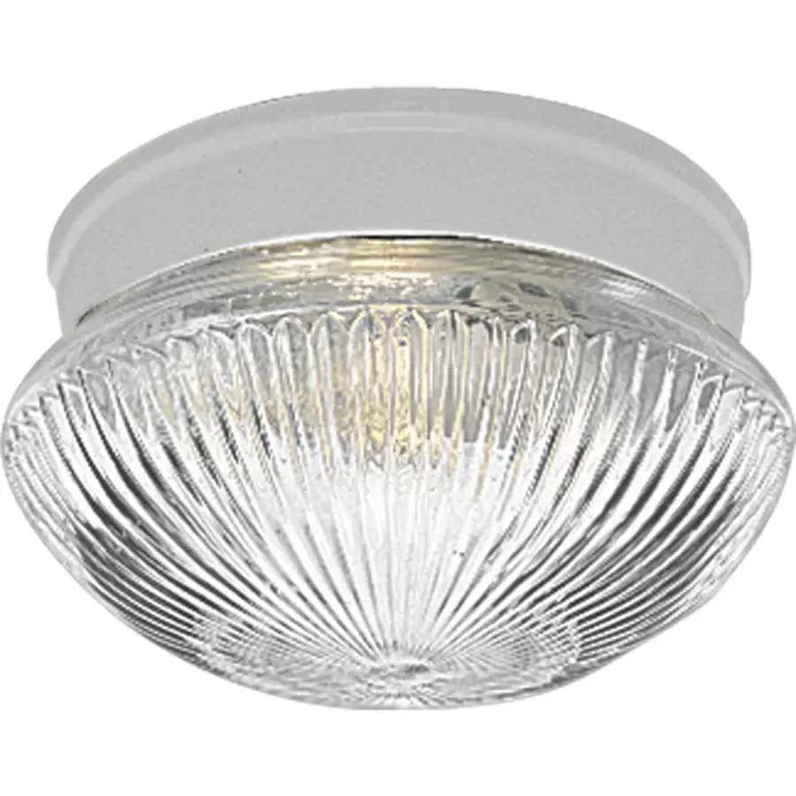 7.5" White Close-to-Ceiling Light