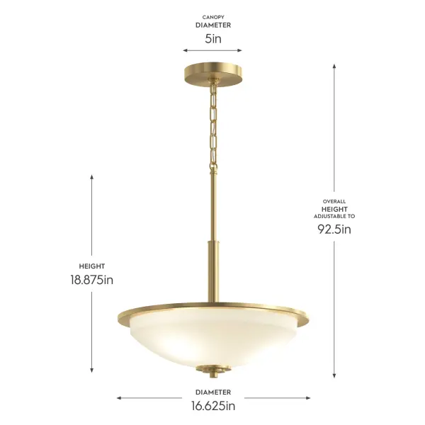 Replay Collection Three-Light Inverted Pendant - Image 8