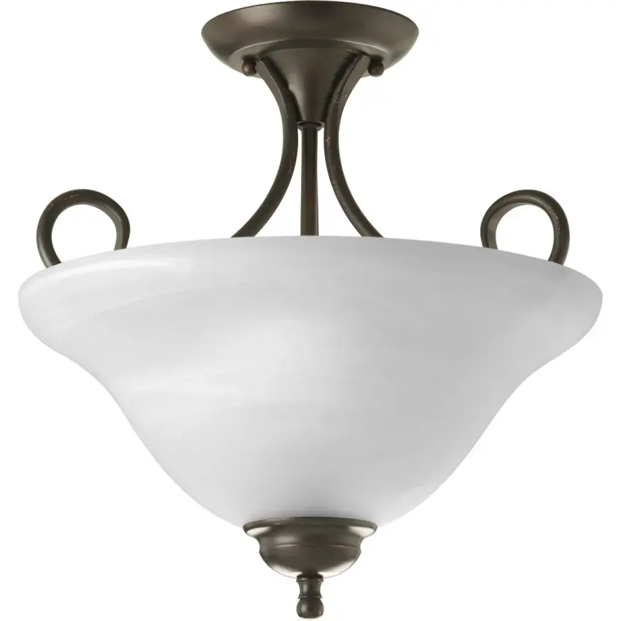 Versatile Traditional Semi-Flush for Low-Ceiling Spaces - Image 2