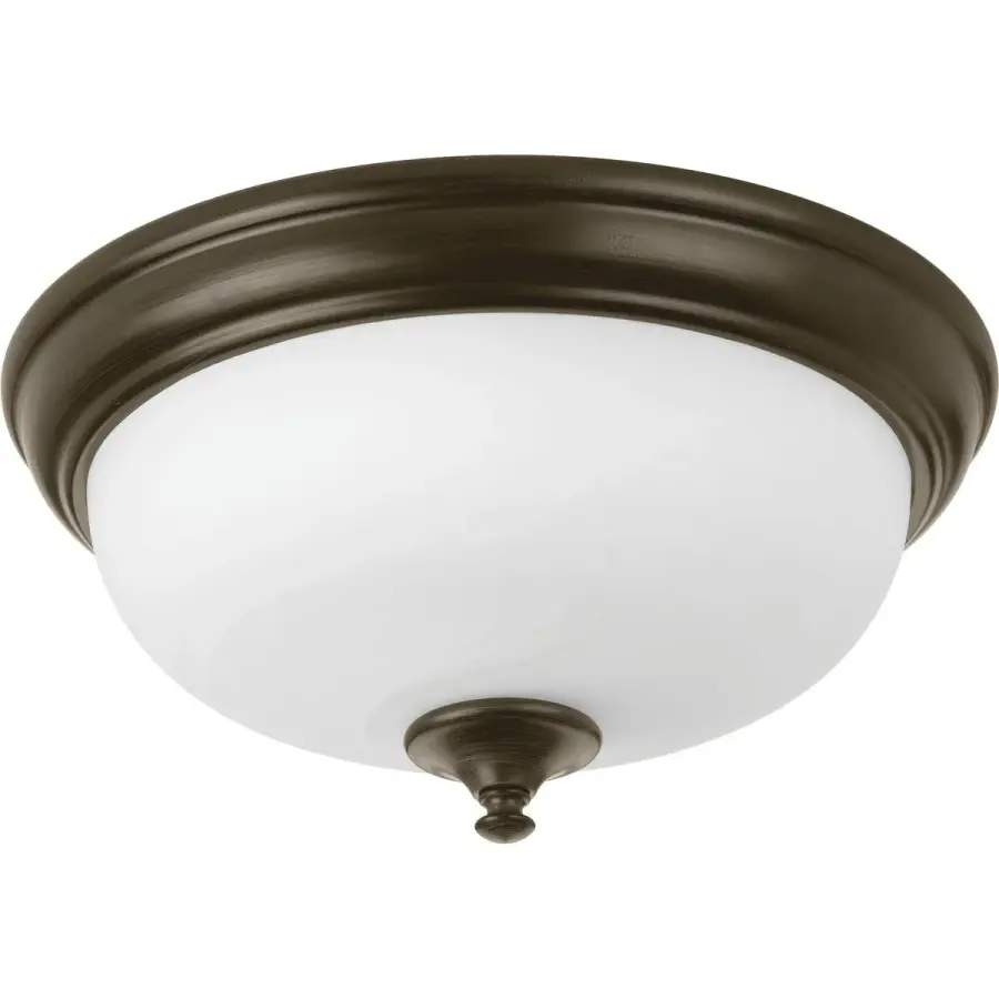 13" LED Alabaster Glass Flush Mount
