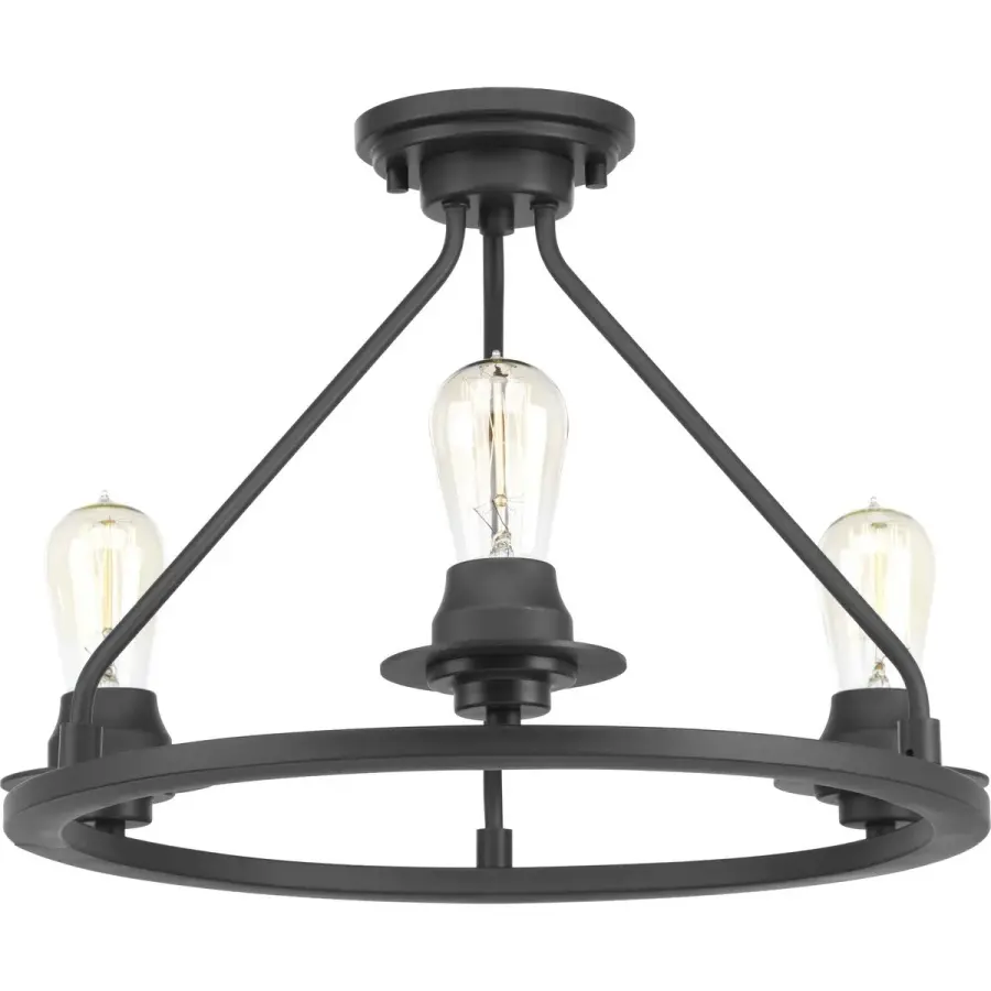 Debut Collection Three-Light Semi-Flush Convertible - Image 1