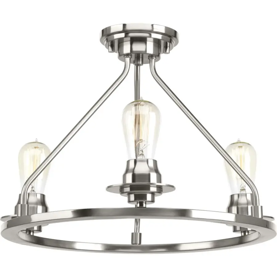 Debut Collection Three-Light Semi-Flush Convertible - Image 2