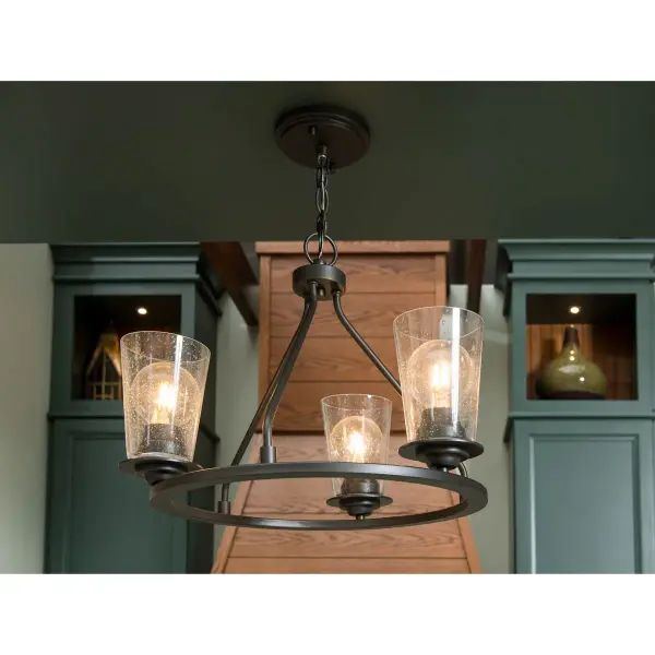 Debut Collection Three-Light Semi-Flush Convertible - Image 3