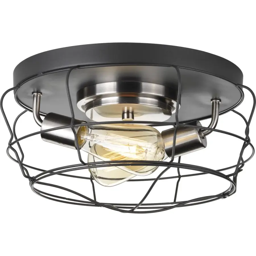 Gauge Collection Two-Light Flush Mount - Image 1