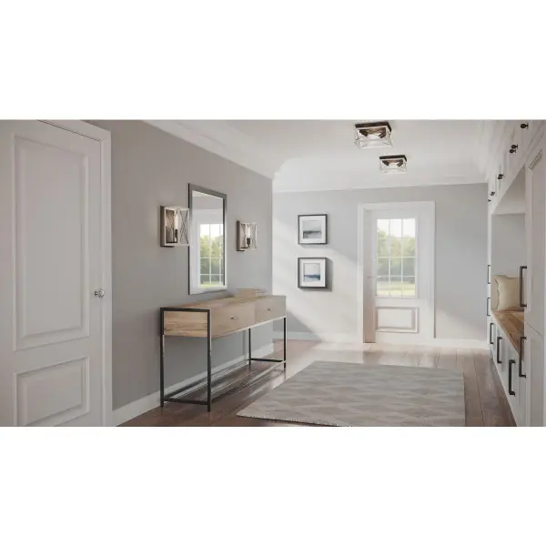 Charming Farmhouse Flush Mount with Coastal Rustic Appeal - Image 8