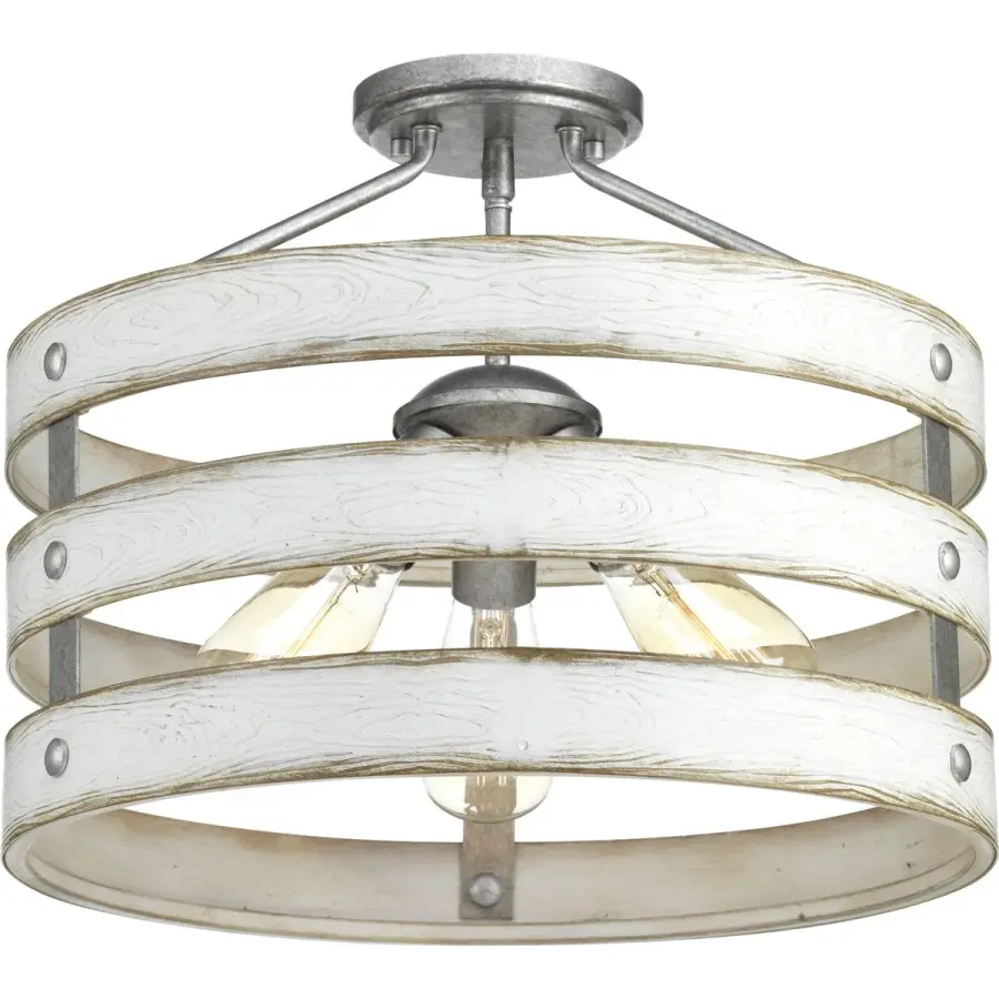 Gulliver Three-Light 17" Semi-Flush Convertible - Image 2