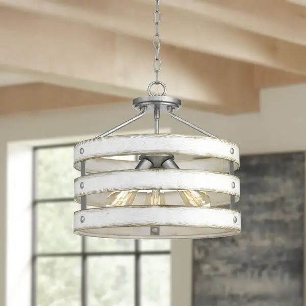 Gulliver Three-Light 17" Semi-Flush Convertible - Image 4