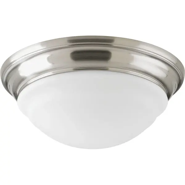 This compact LED flush mount delivers energy-efficient illumination in a contemporary brushed nickel finish. Perfect for spaces with lower ceilings or where a streamlined look is desired.