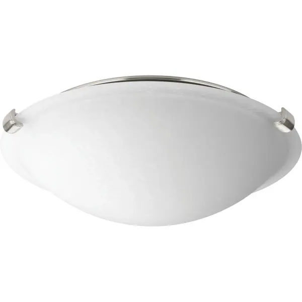 12" LED Dome Flush Mount in Brushed Nickel