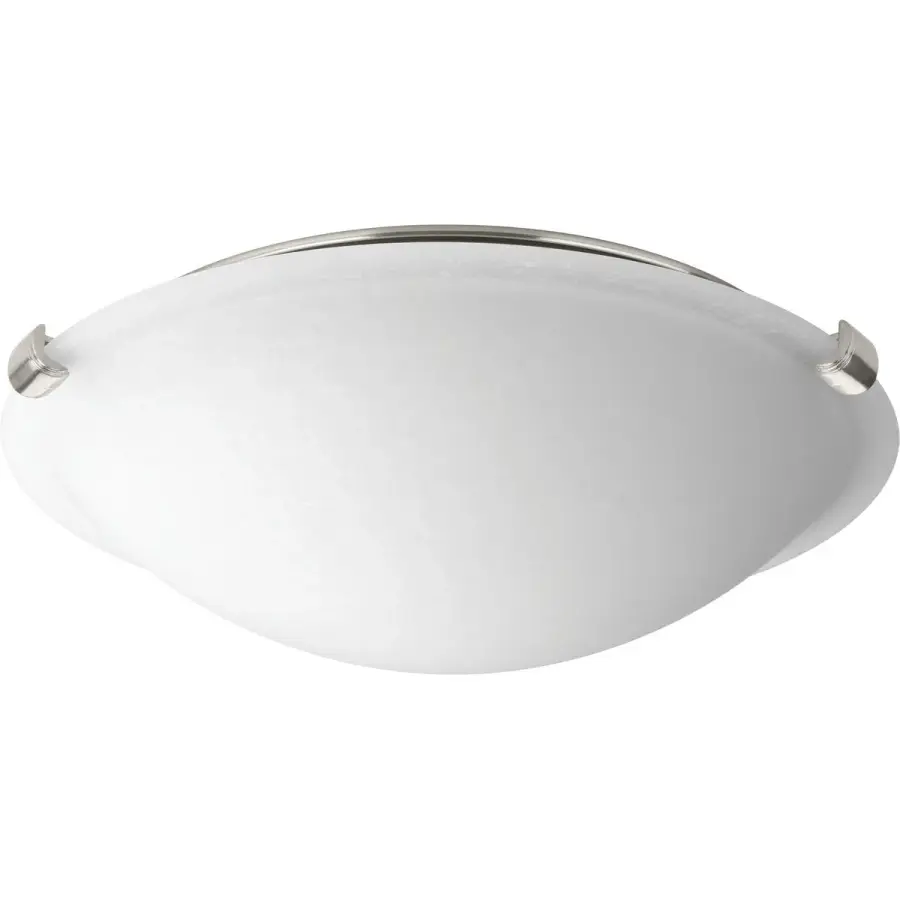12" LED Dome Flush Mount in Brushed Nickel