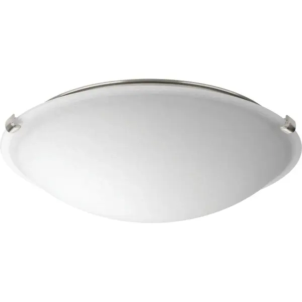 16" LED Dome Flush Mount in Brushed Nickel