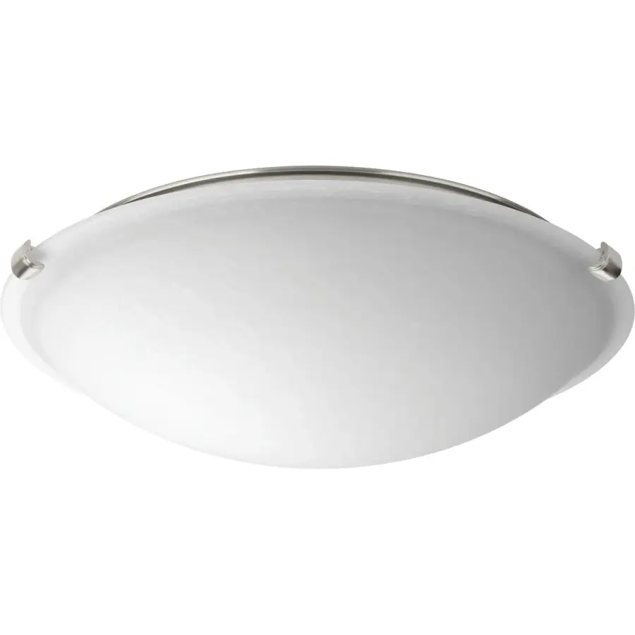 16" LED Dome Flush Mount in Brushed Nickel