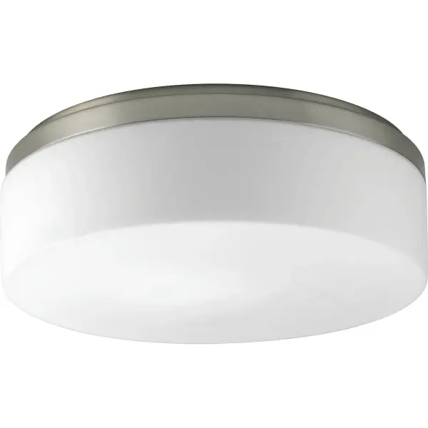 The Maier 14" LED flush mount delivers efficient, low-profile lighting ideal for spaces with standard ceiling heights. Its clean white finish and integrated LED technology make it a practical choice for modern homes.