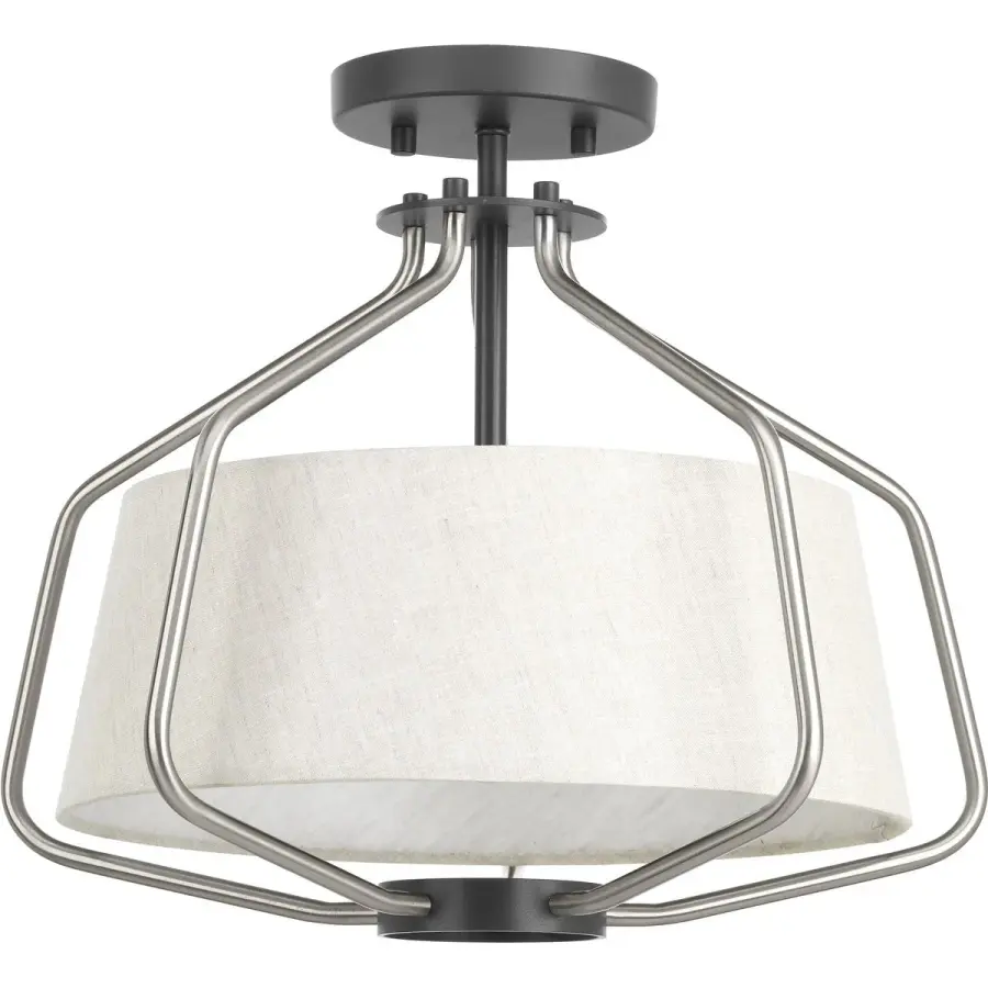 Hangar 16" Semi-Flush Convertible Ceiling Light - Image 1