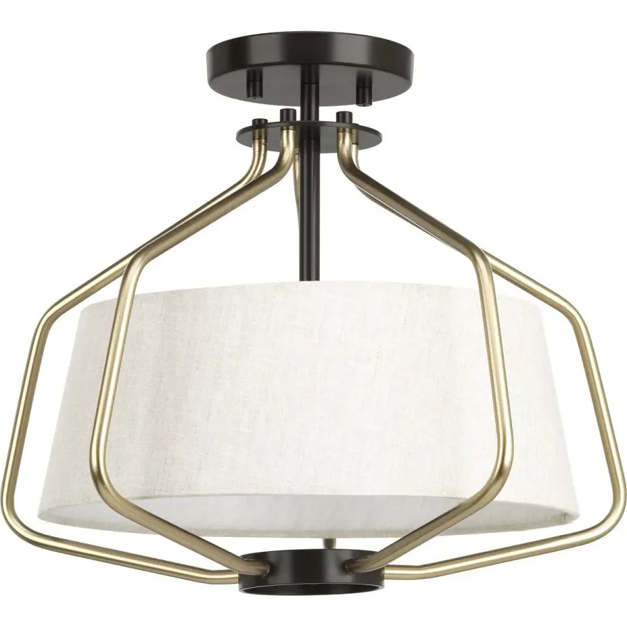 Hangar 16" Semi-Flush Convertible Ceiling Light - Image 2