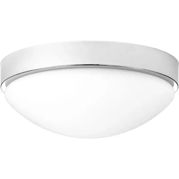 The Elevate Collection delivers modern sophistication with its polished chrome finish and integrated LED technology. Perfect for low-ceiling spaces, this 13" fixture provides bright, energy-efficient illumination while maintaining a clean, minimalist profile.