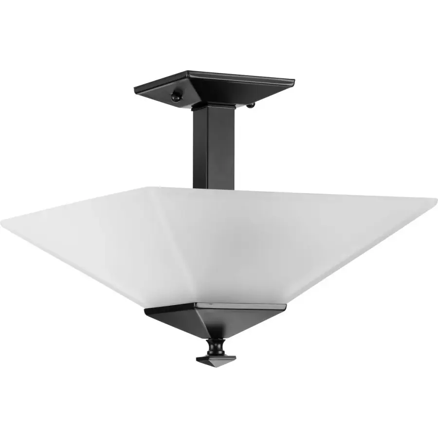 Clifton Heights 12.75" Two-Light Semi-Flush Ceiling Light - Image 3