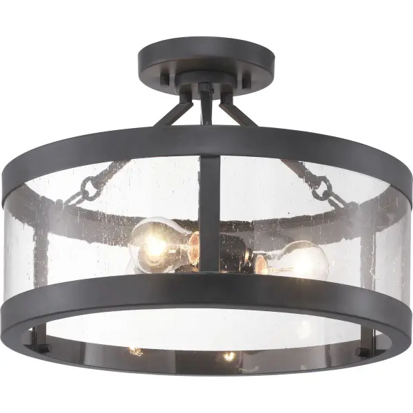 Gresham Three-Light Semi-Flush Convertible - Image 1