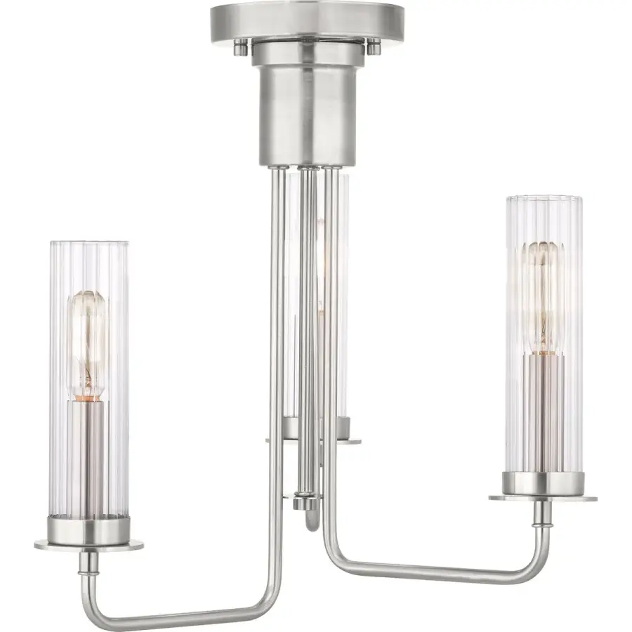 Rainey Three-Light Semi-Flush Convertible - Image 1