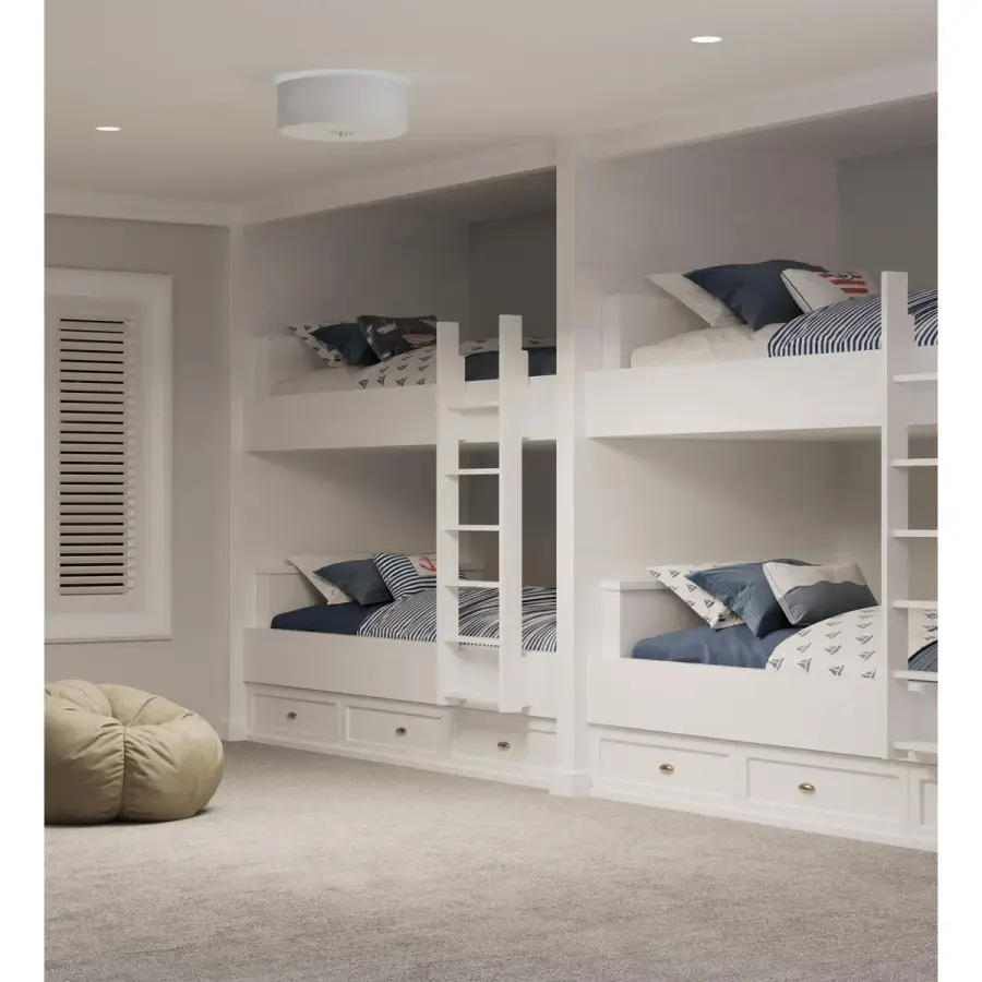 Inspire Collection 13" Two-Light Flush Mount in Brushed Nickel - Image 6