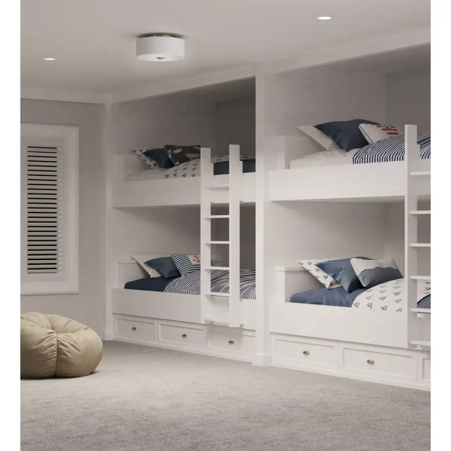 Inspire LED 13" Flush Mount in Brushed Nickel - Image 3