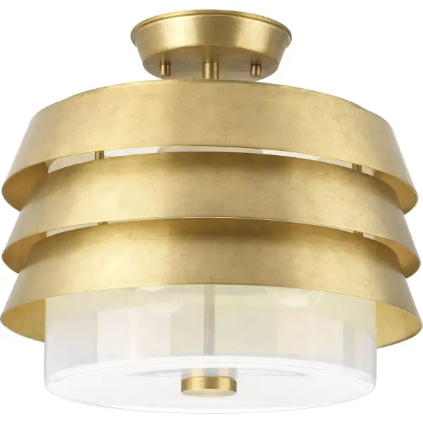 The Point Dume Sandbar Collection brings refined coastal elegance with its brushed brass finish and convertible mounting. JA8-compliant for California energy standards, this luxury fixture delivers modern sophistication.