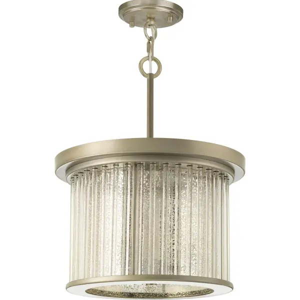 The Point Dume Sequit Point combines transitional elegance with modern functionality. Its brushed brass finish adds warmth while the convertible design offers installation flexibility for various ceiling heights. - alternate view