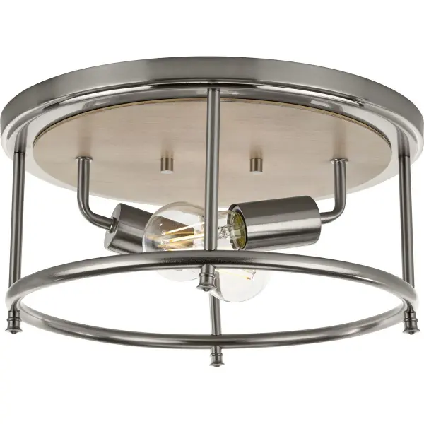 Durrell Collection Two-Light 13" Flush Mount - Image 1