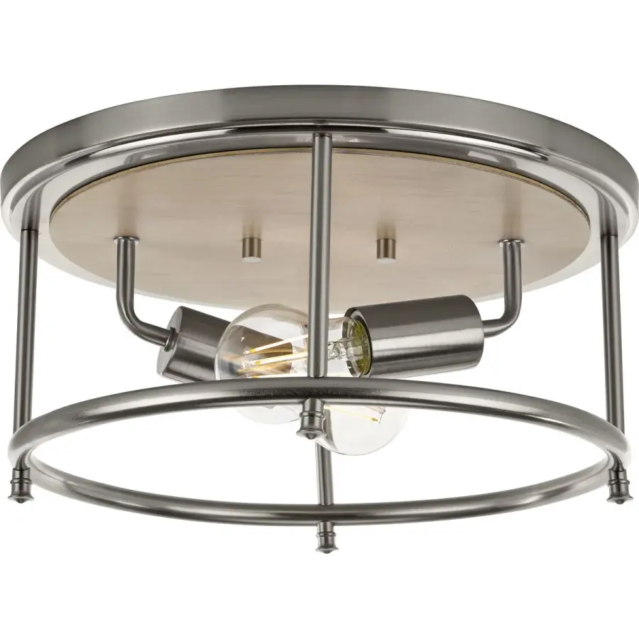 Durrell Collection Two-Light 13" Flush Mount - Image 1