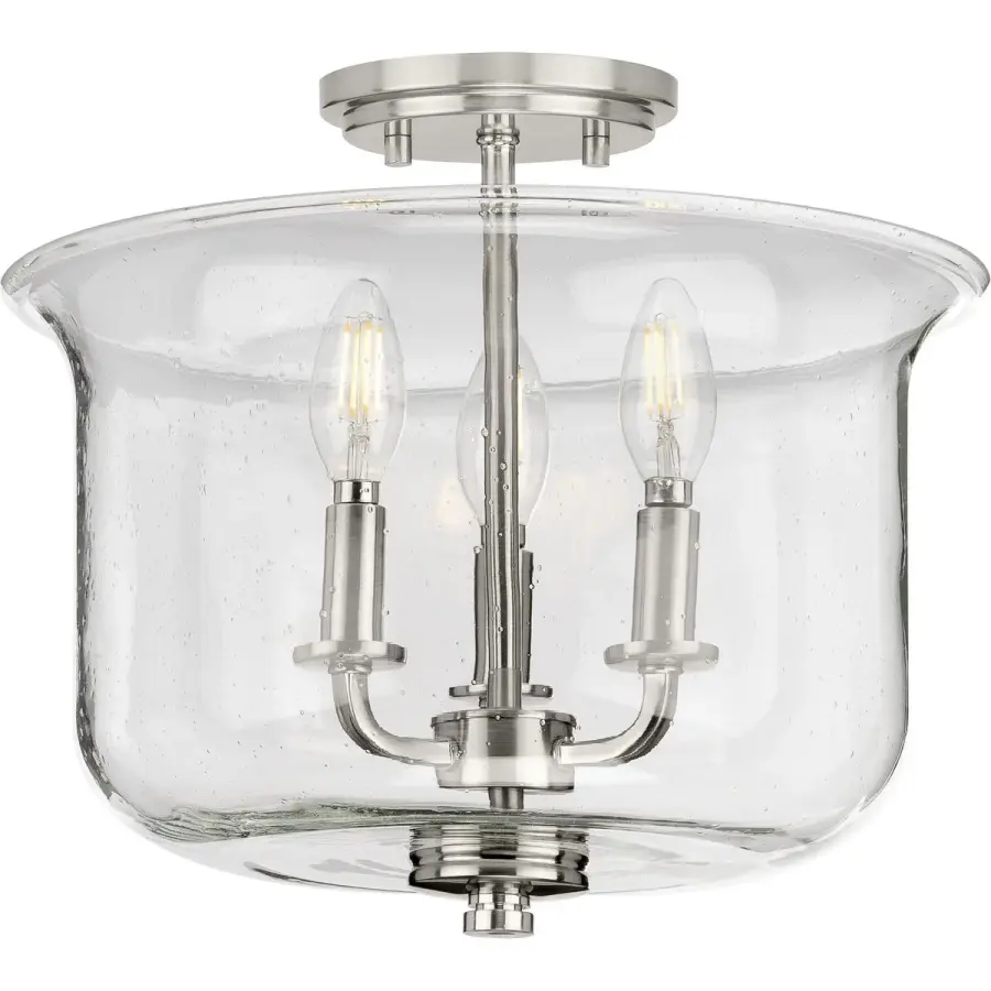 Winslett Three-Light Semi-Flush Convertible - Image 1