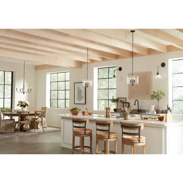 Winslett Three-Light Semi-Flush Convertible - Image 3