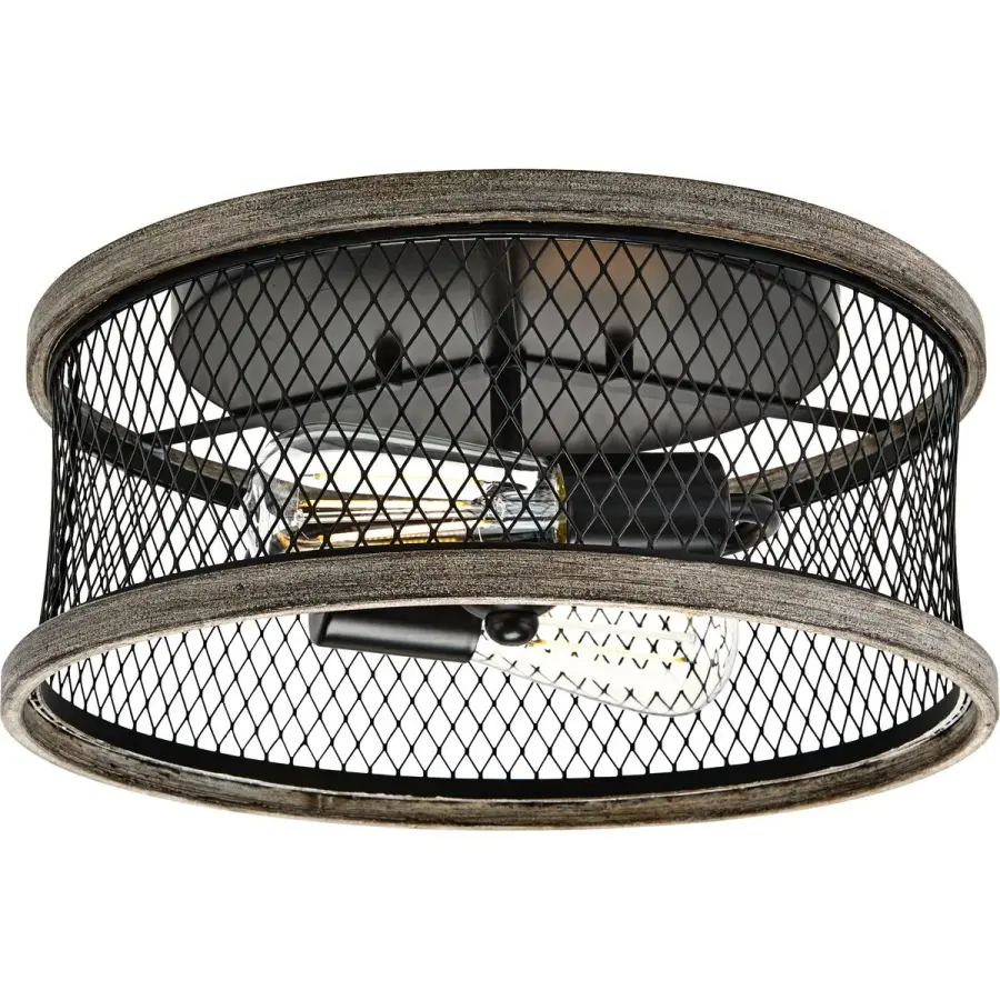 Austelle Two-Light 14" Flush Mount - Image 1