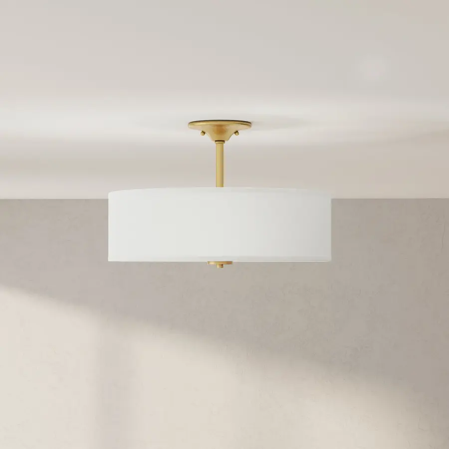 Inspire Collection Three-Light 18" Semi-Flush Mount - Image 2