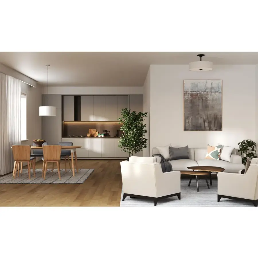 Inspire Collection Three-Light 18" Semi-Flush Mount - Image 6
