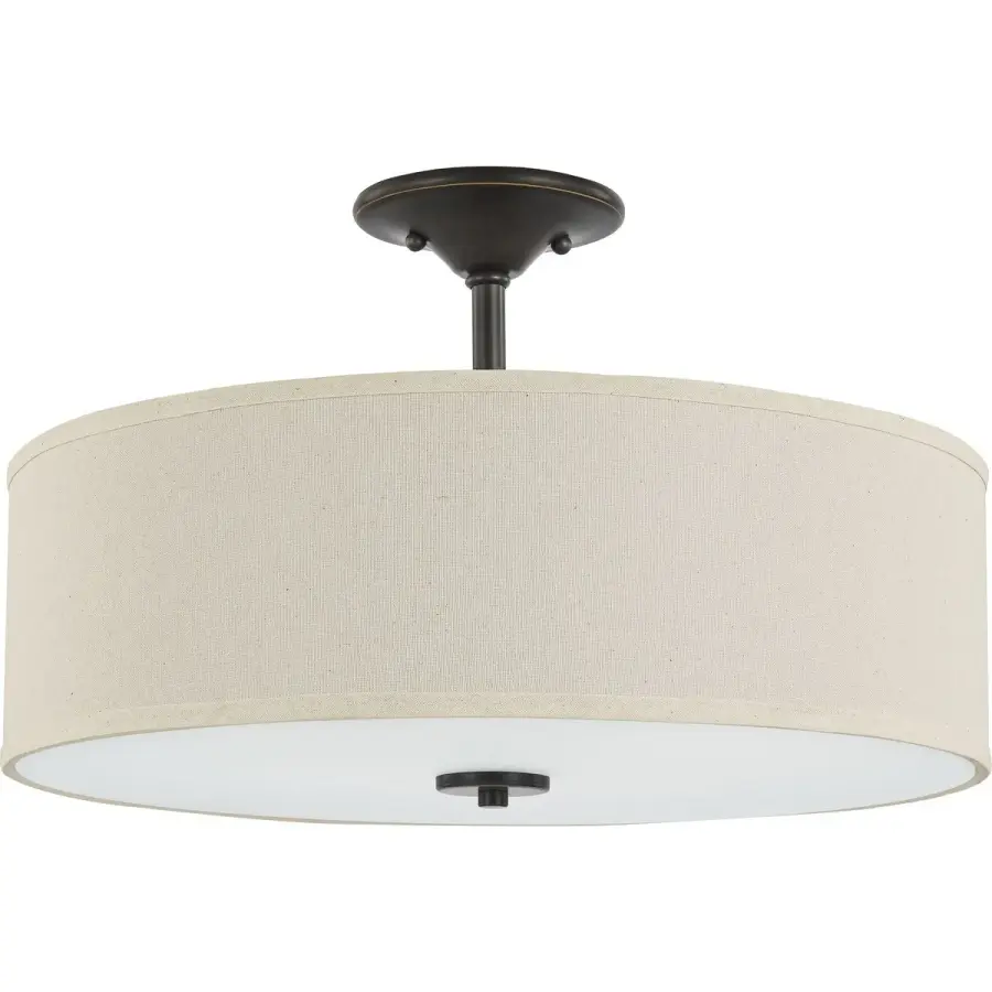 Inspire Collection Three-Light 18" Semi-Flush Mount - Image 2