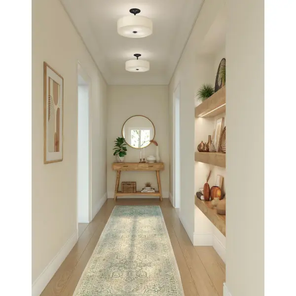 Inspire Collection Three-Light 18" Semi-Flush Mount - Image 4