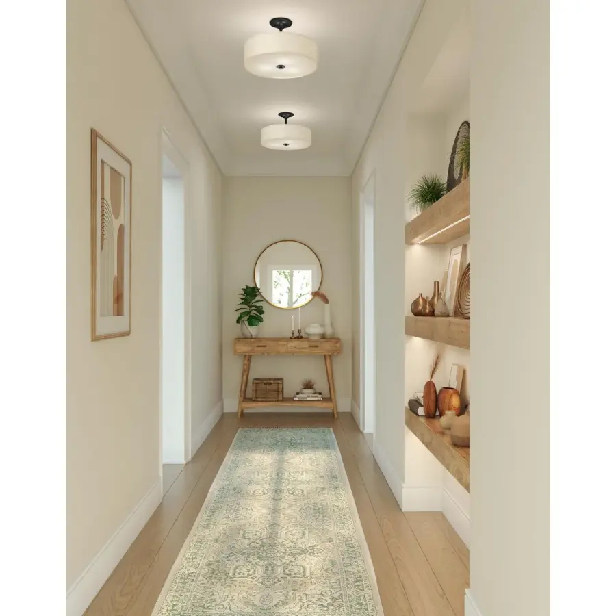 Inspire Collection Three-Light 18" Semi-Flush Mount - Image 4