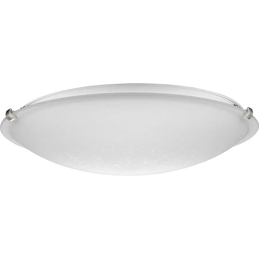 Elegant Transitional Flush-Mount with Soft Etched Glass Diffusion