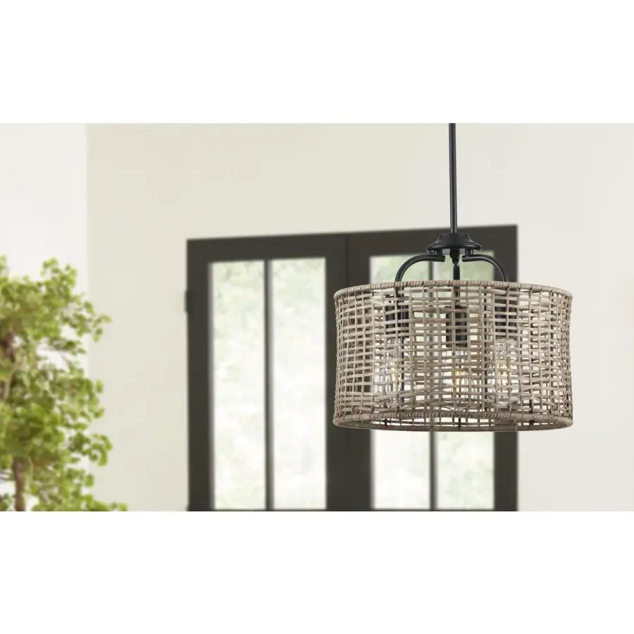 Lavelle Three-Light Convertible Semi-Flush Ceiling Light - Image 2
