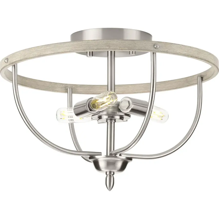 Vinings Three-Light Flush Mount Ceiling Light - Image 1