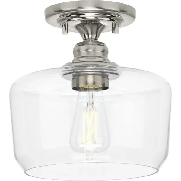 Aiken Clear Glass Flush Mount Light - Image 4
