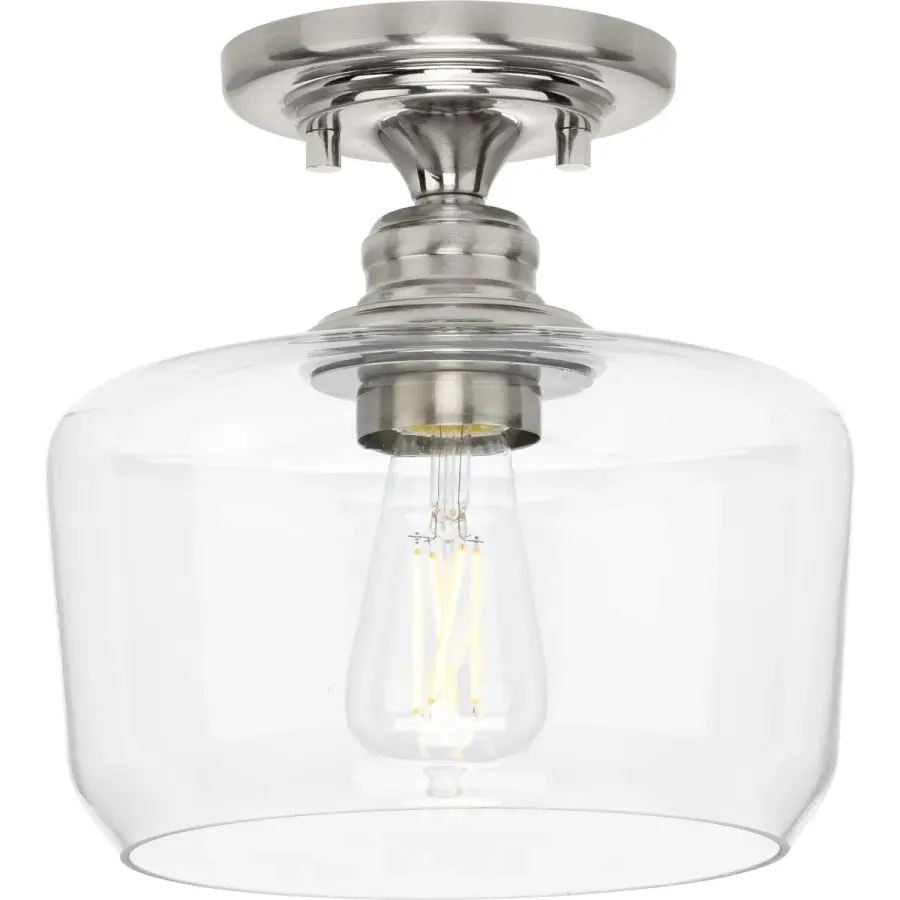 Aiken Clear Glass Flush Mount Light - Image 4