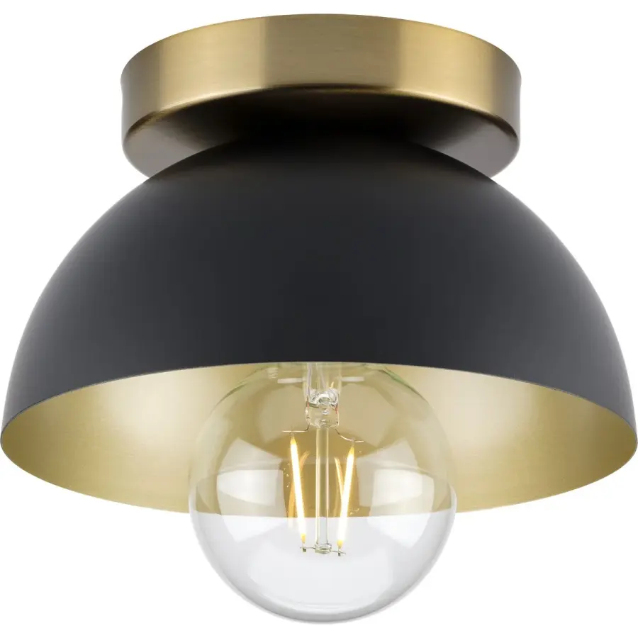 Eva Collection One-Light Flush Mount in Coastal Blue - Image 2